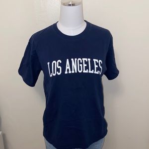 Brandy Melville “Los Angeles” Navy Blue T-Shirt